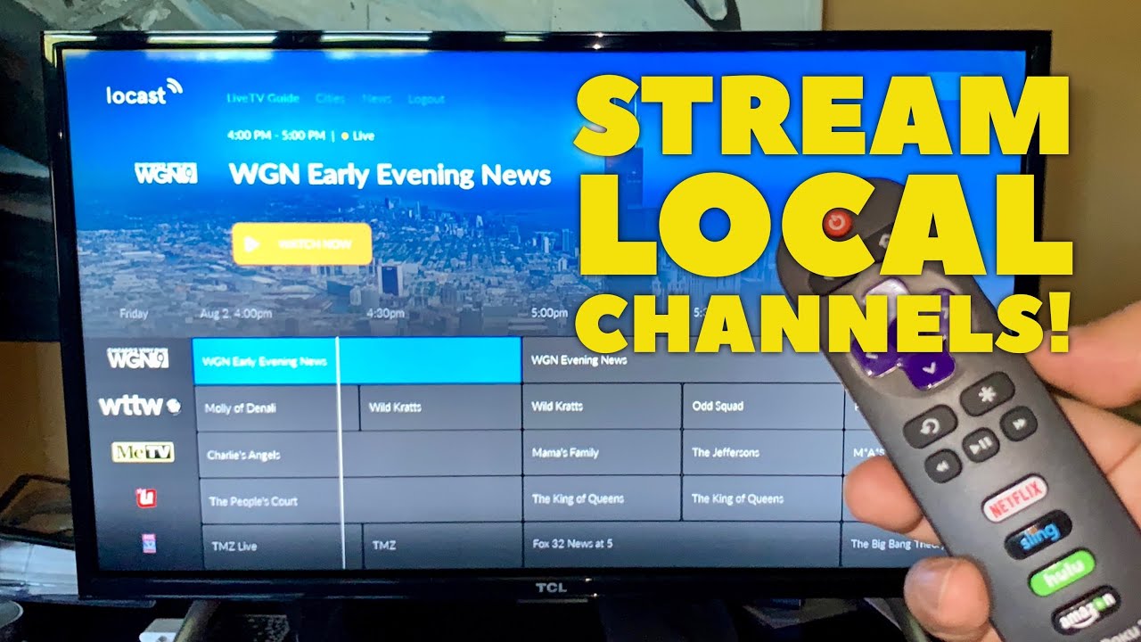 Can you stream local channels, IAMMRFOSTER.COM