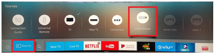 How do I connect and disconnect a USB Device to my Samsung television ...