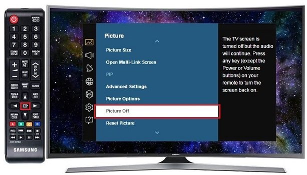 How do I turn off my Samsung TV