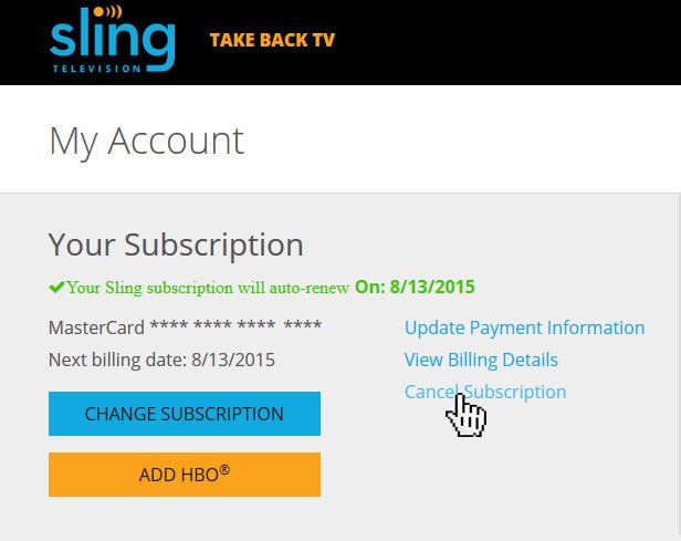 How to Cancel Your Sling TV Membership