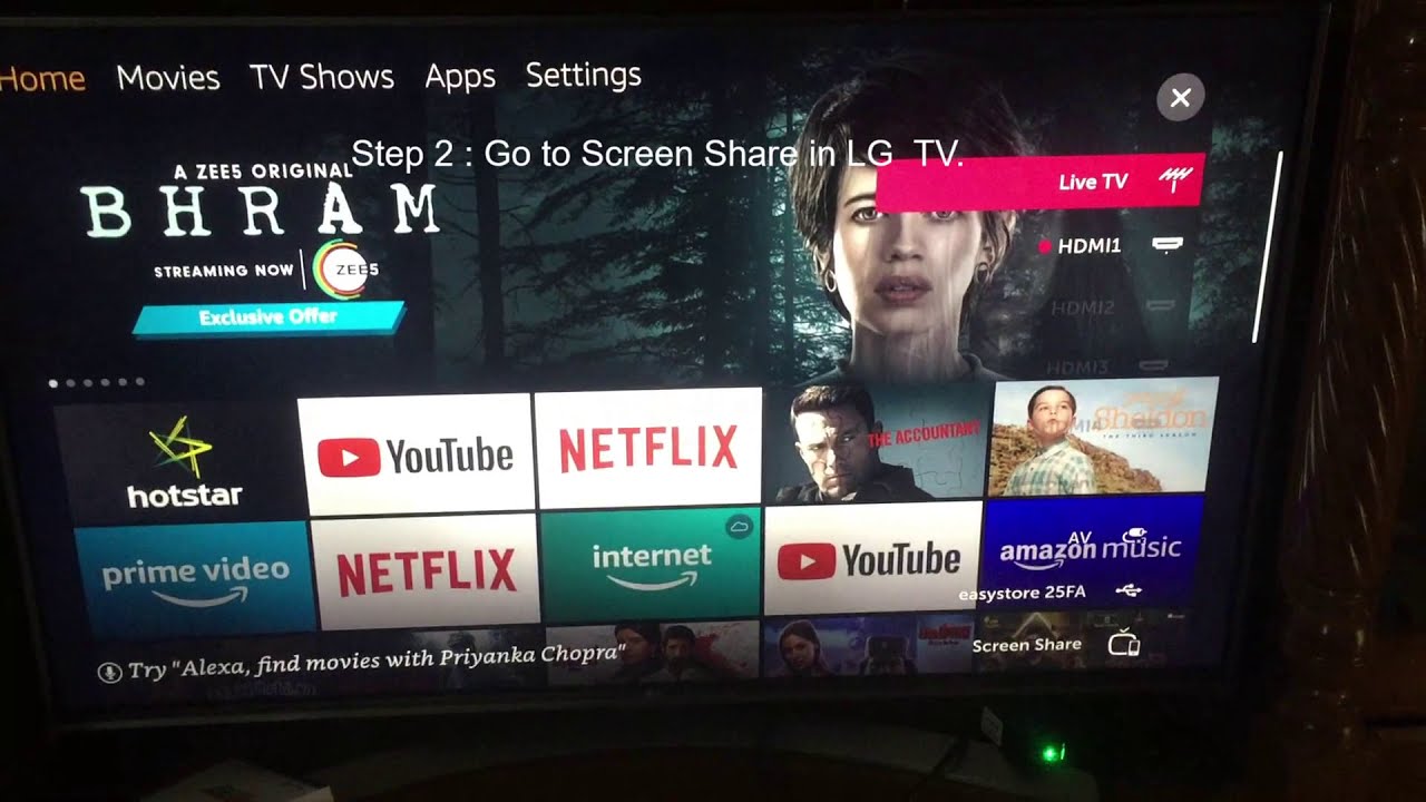 How to cast your Mi phone to LG tv