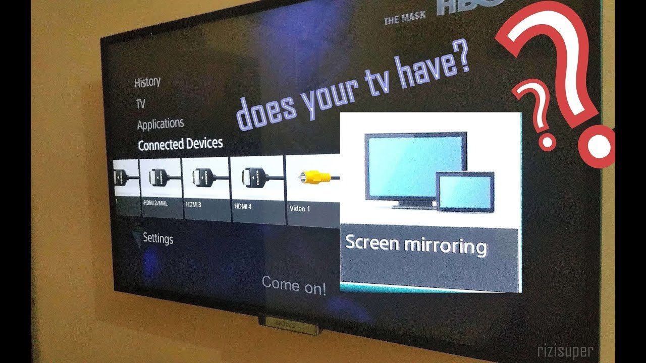 How To Check If your TV Support Screen Mirroring/MiraCast ...