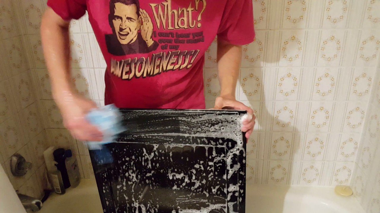 How to clean dirty fingerprints off of an old television ...