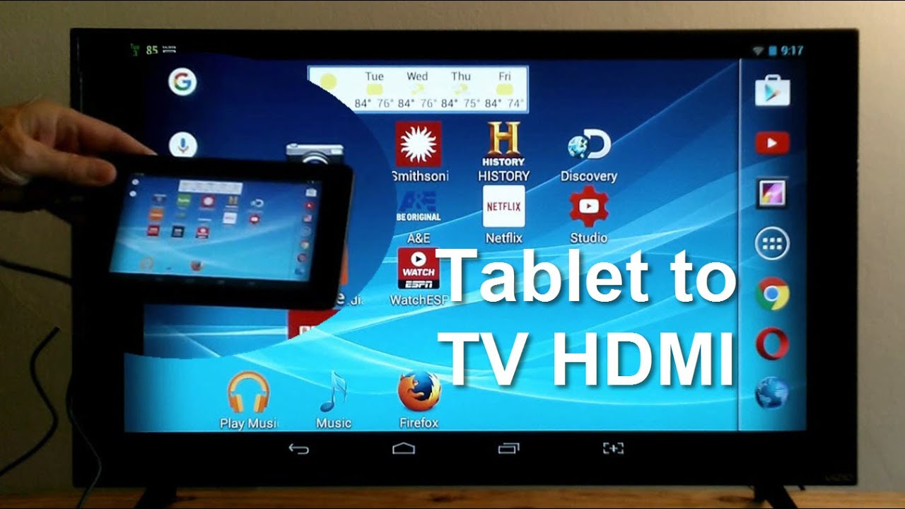 How to Connect Tablet to TV using HDMI