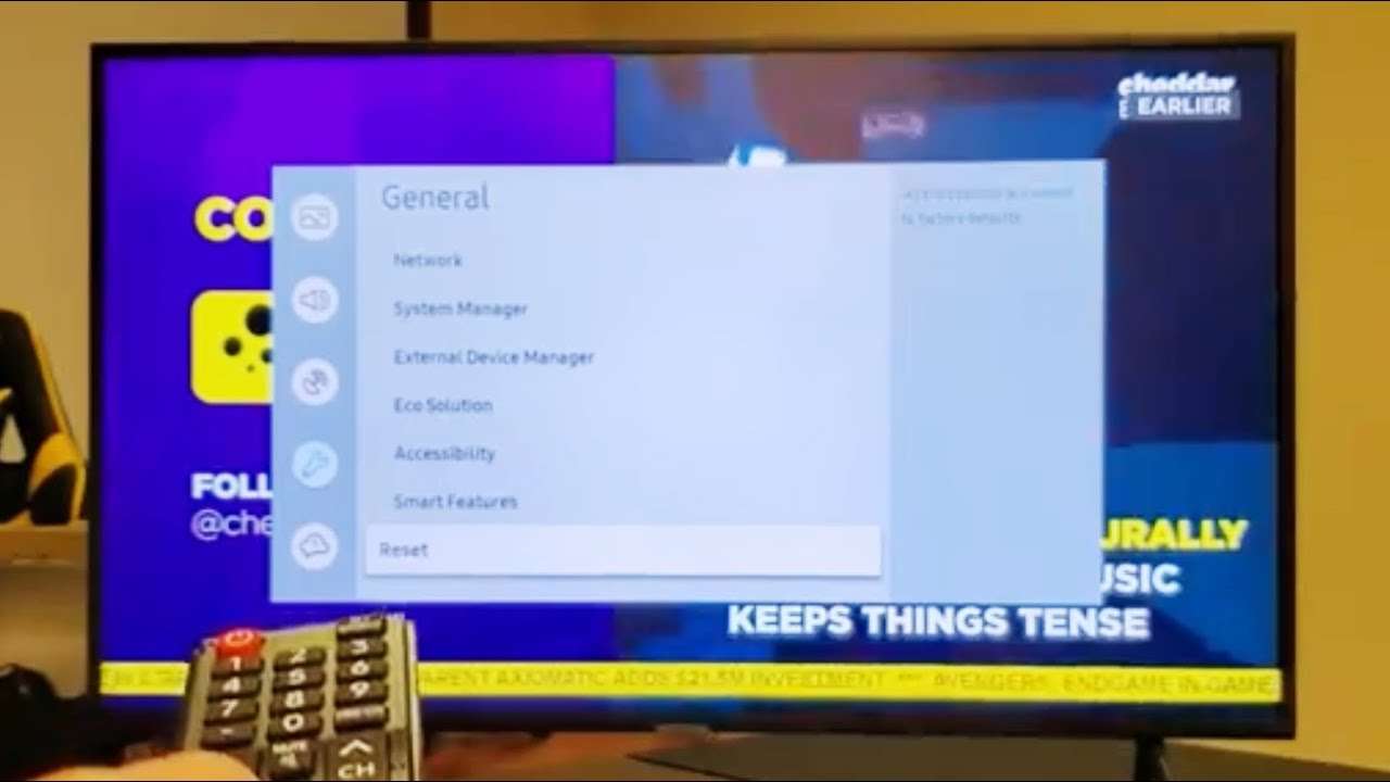 How to Factory Reset (Back to Original Settings) on Samsung Smart TV ...