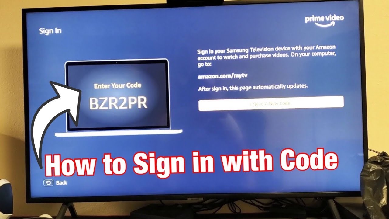 How to Sign In Amazon Prime Video Account from Smart TV (Enter Your ...