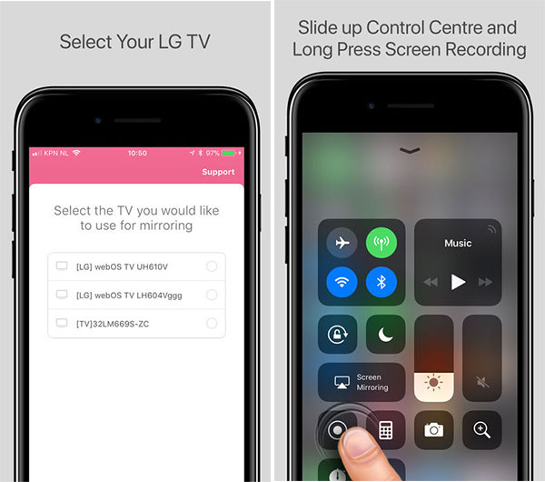 How To Use Screen Mirroring In iPhone Lg Smart TV