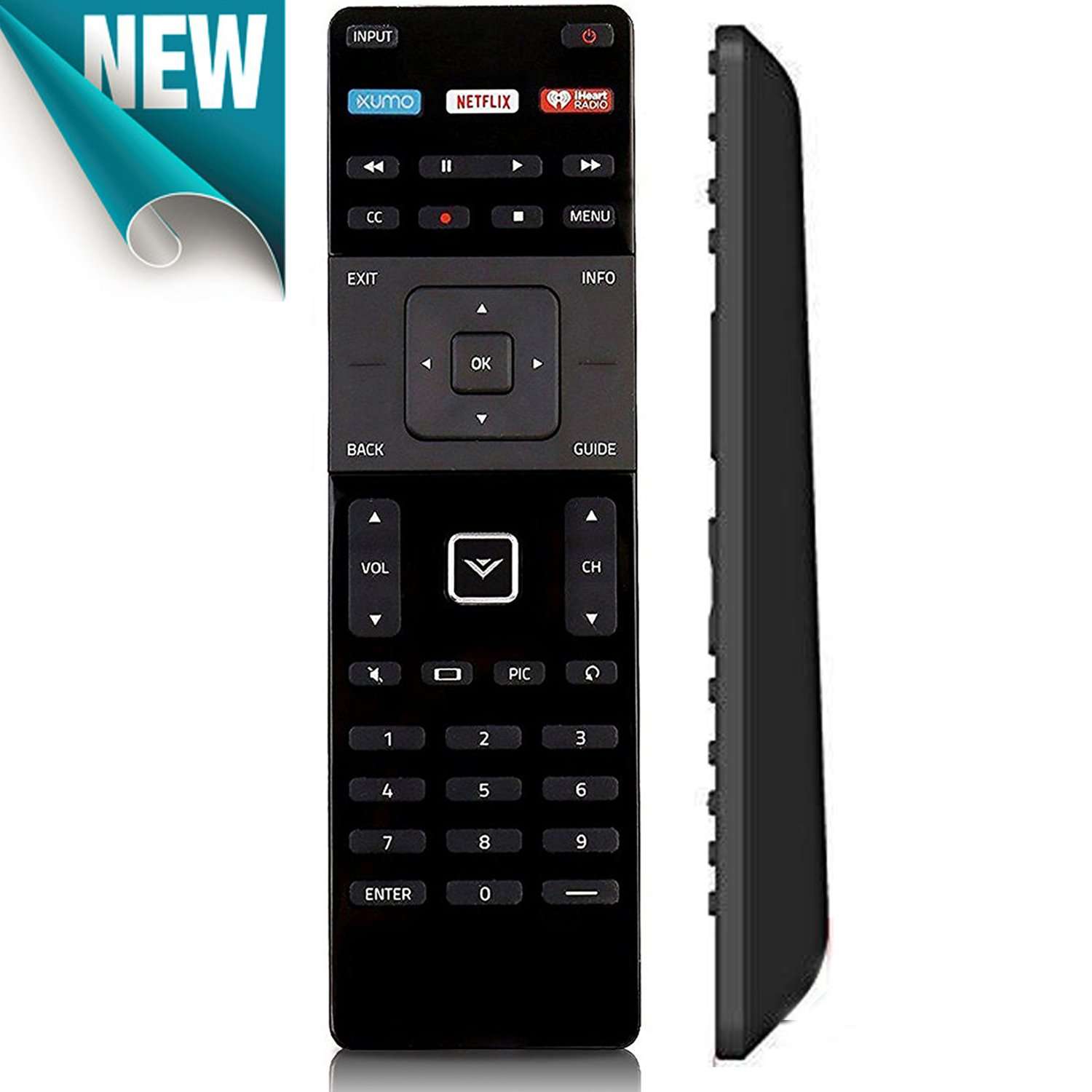 AULCMEET XRT122 Remote Control Compatible with VIZIO Smart TV D32f-E1 D39f-E1... 