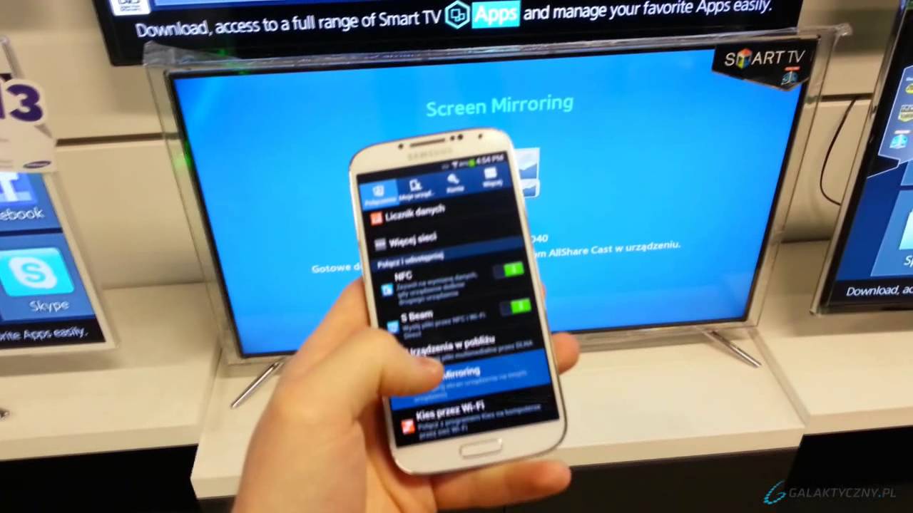 Samsung Galaxy S4 Screen Mirroring AllShare Cast PL (Eng ...