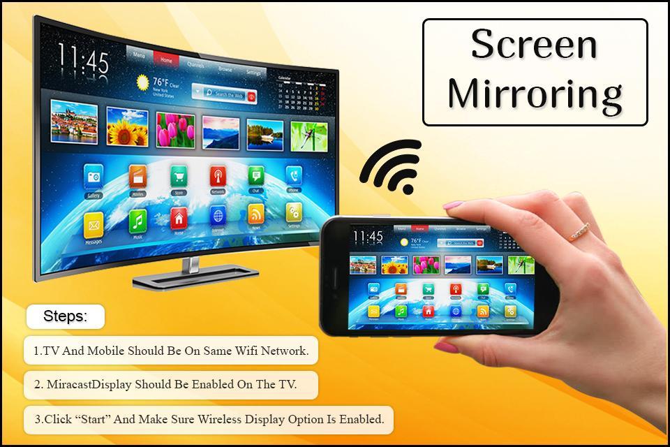Screen Mirroring: Connect Mobile to TV for Android