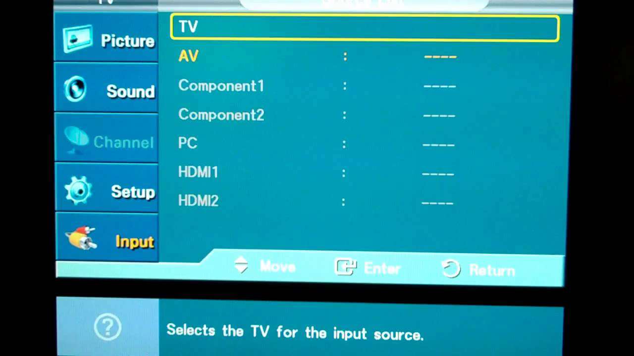 Solving the Samsung HDTV " PC Input is greyed out"  Problem