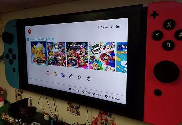 This TV Has Transformed Into A Giant Nintendo Switch