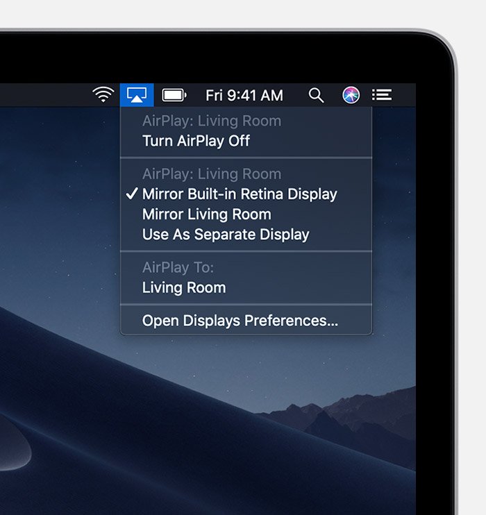 Use AirPlay to stream video or mirror your devices screen ...
