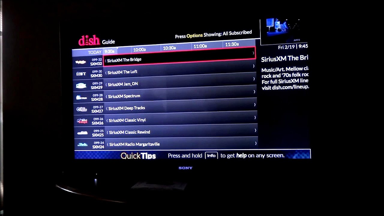 Whats On Dish Network
